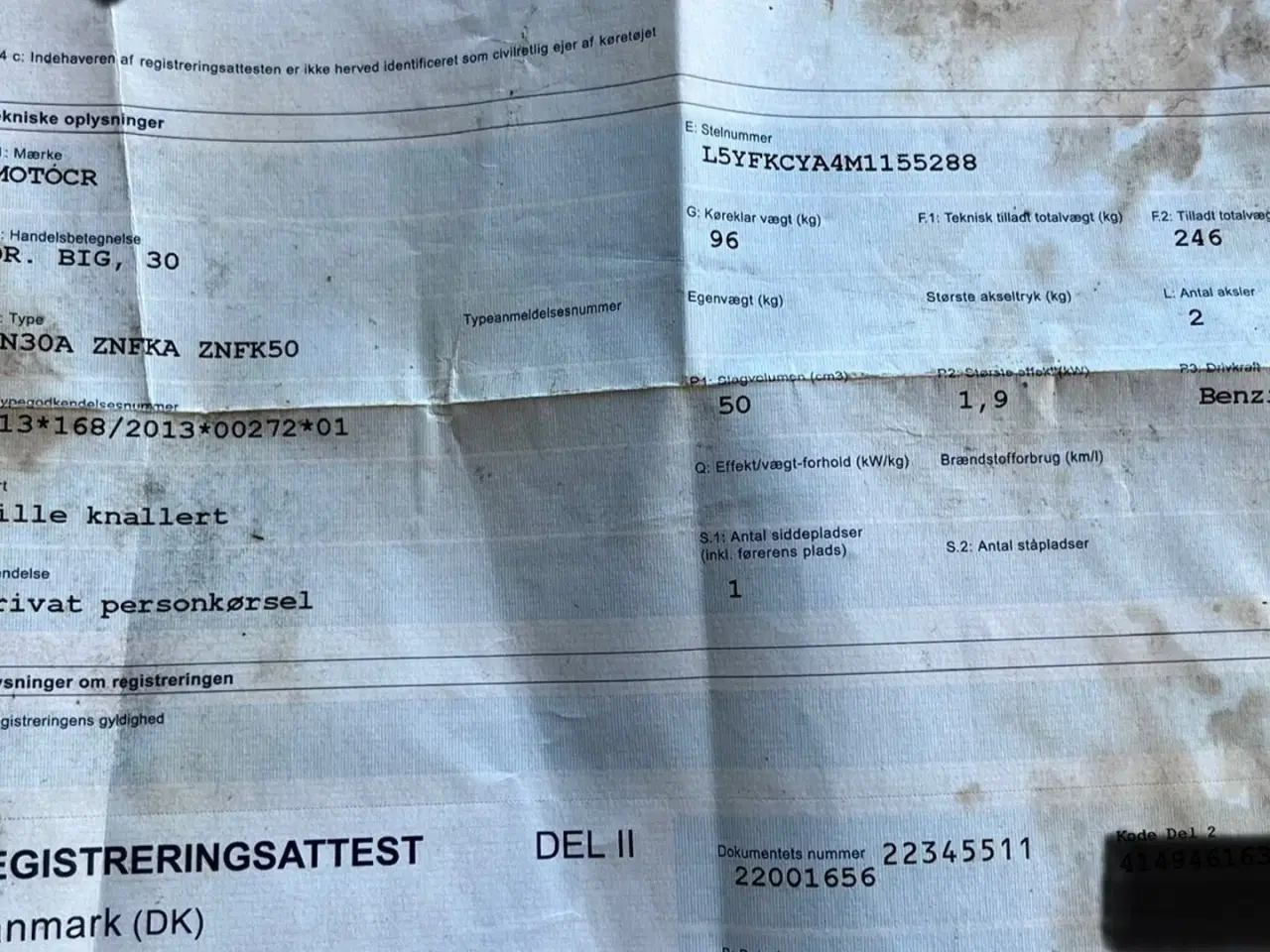 Billede 18 - - - - Knallert 30  DR.BIG 30