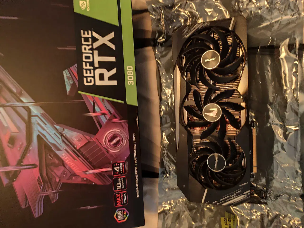 Billede 2 - RTX 3080 gigabyte aurous 