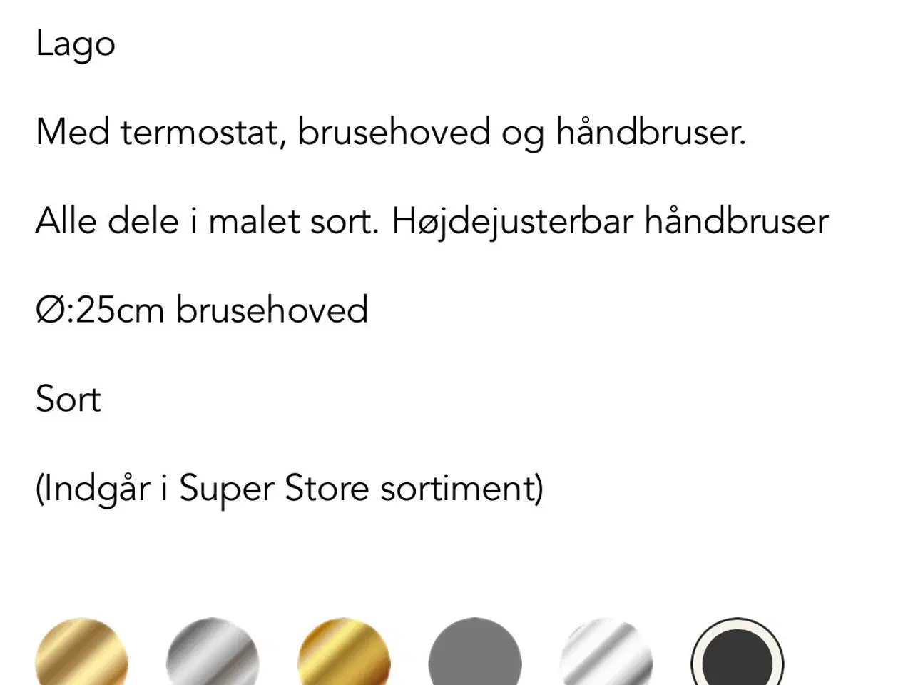 Billede 2 - Cassøe Lago brusesæt