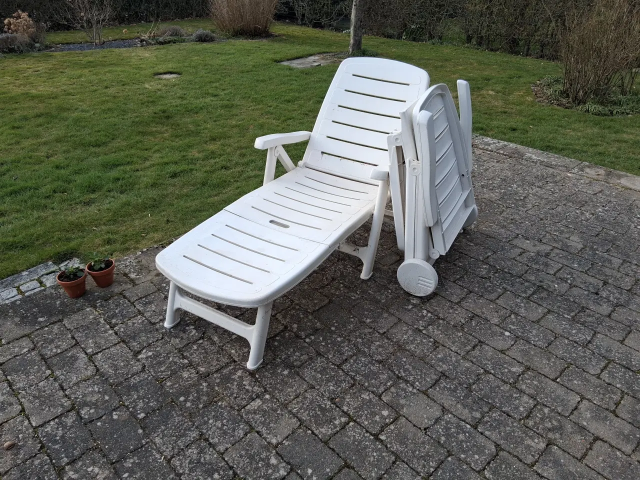 Billede 1 - 2 stk. Foldbar Solseng / Solvogn