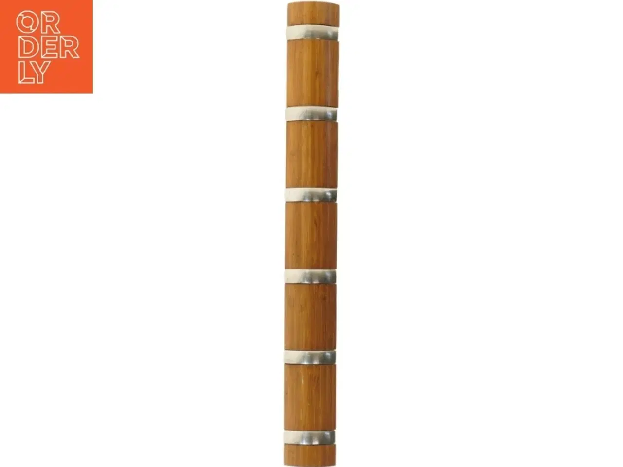 Billede 1 - Vægmonteret knagerække i bambus (str. 60x6 cm)