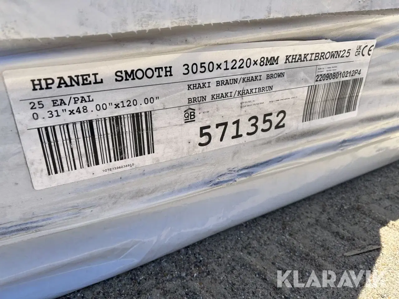 Billede 5 - Facadepaneler James Hardie HardiePanel Smooth Khaki Brown 10 styk