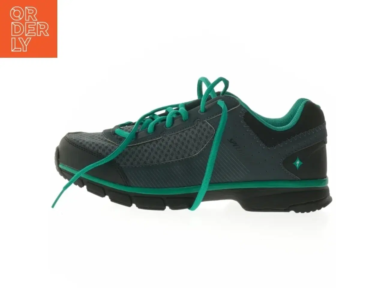 Billede 1 - Helt NY - Sort sportssko med grønne detaljer fra Specialized (str. 42 )