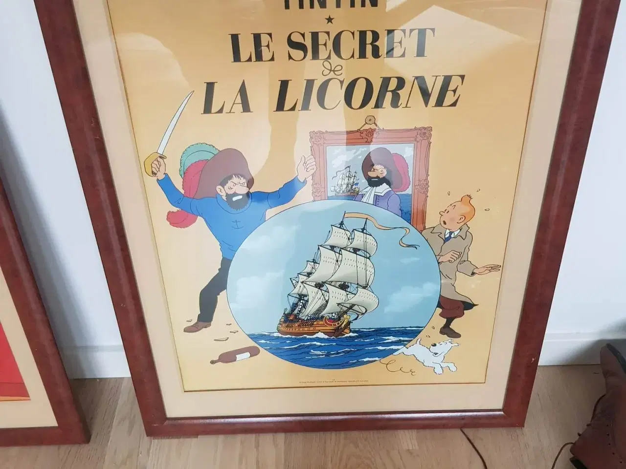 Billede 3 - Tintin plakater originale indrammede