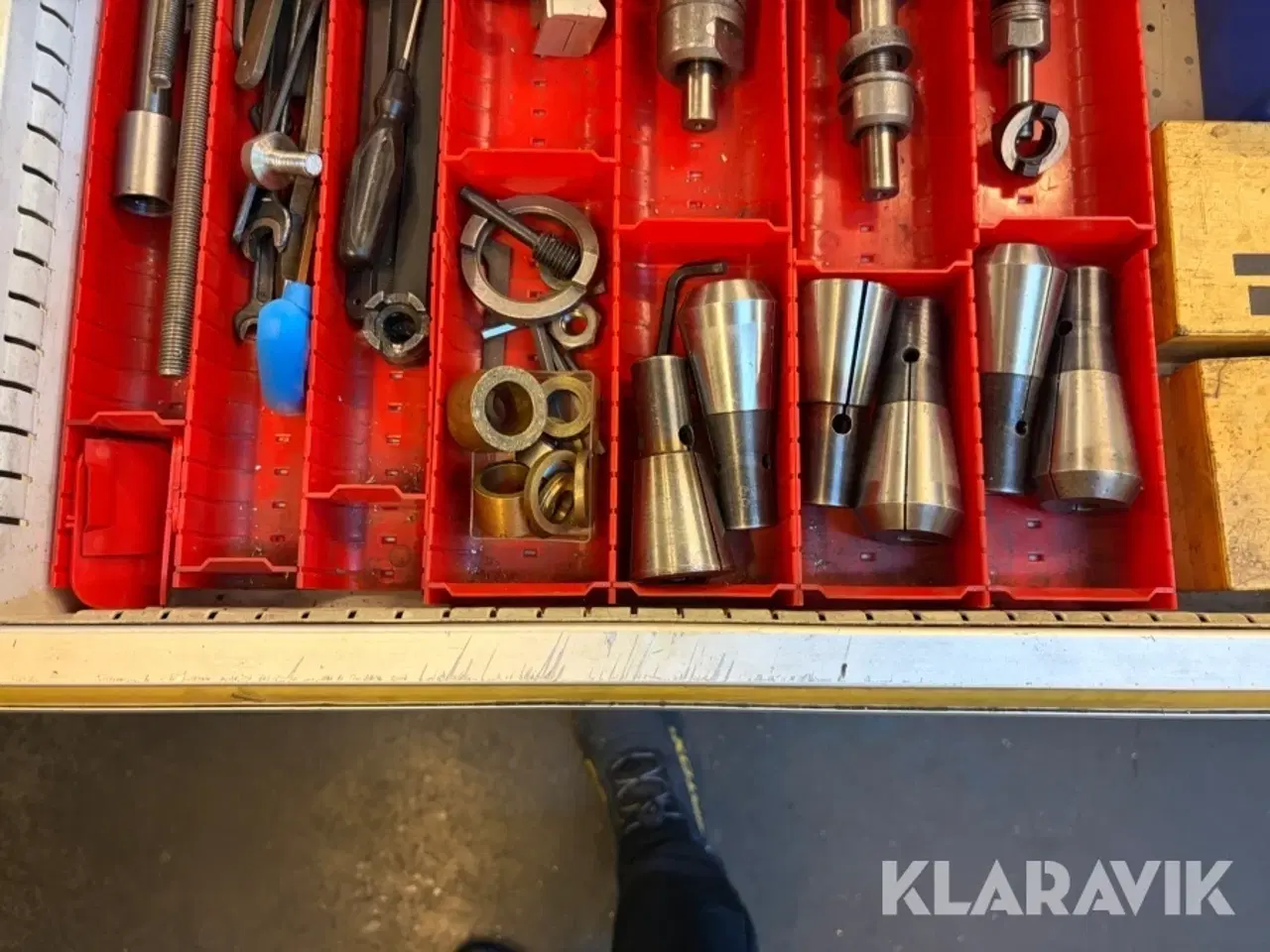 Billede 10 - Værktøjsskab med  indhold – maskineværktøj og tilbehør