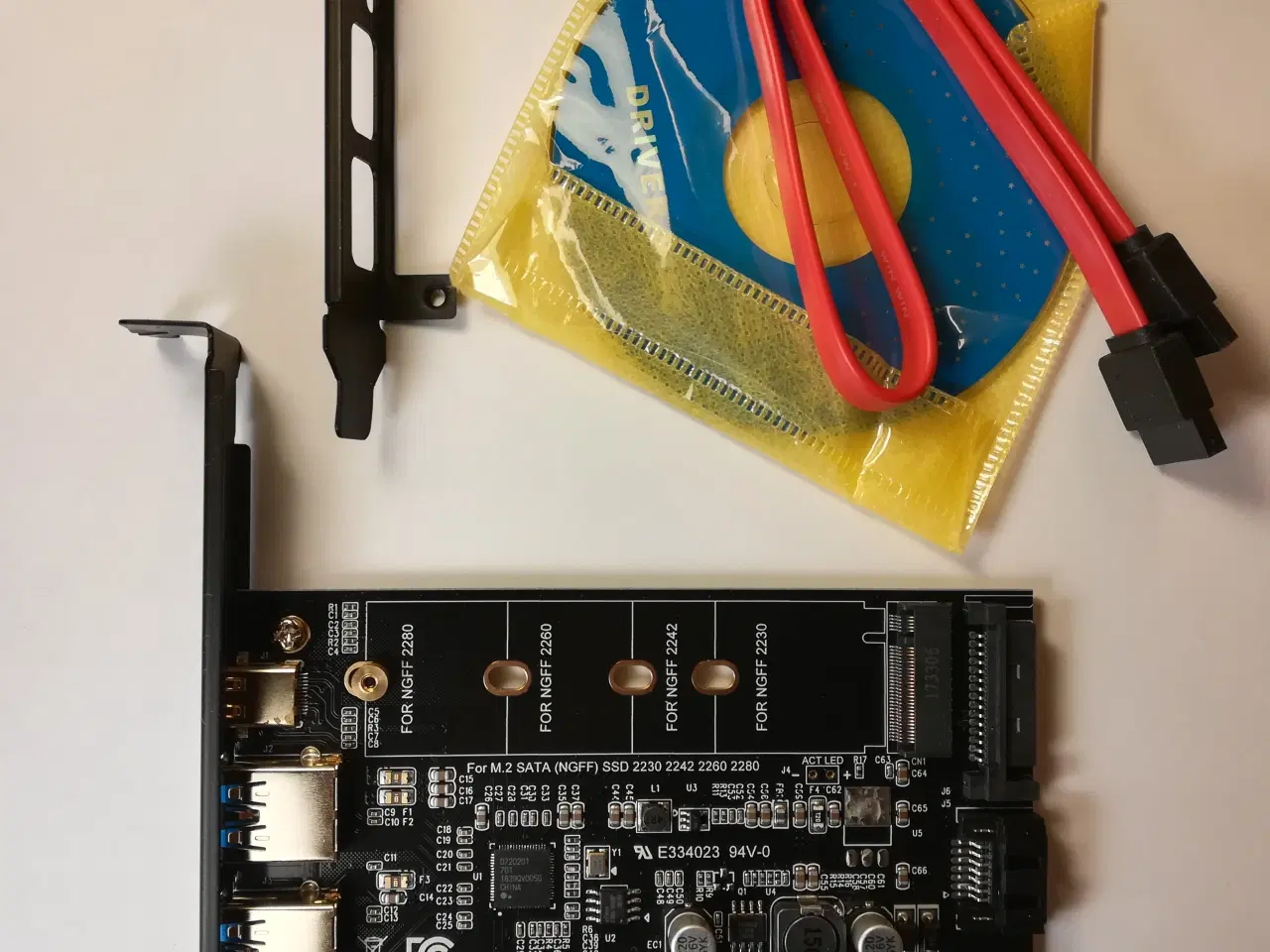 Billede 1 - MZHOU PCI Express kort med USB 3.0 og USB-C