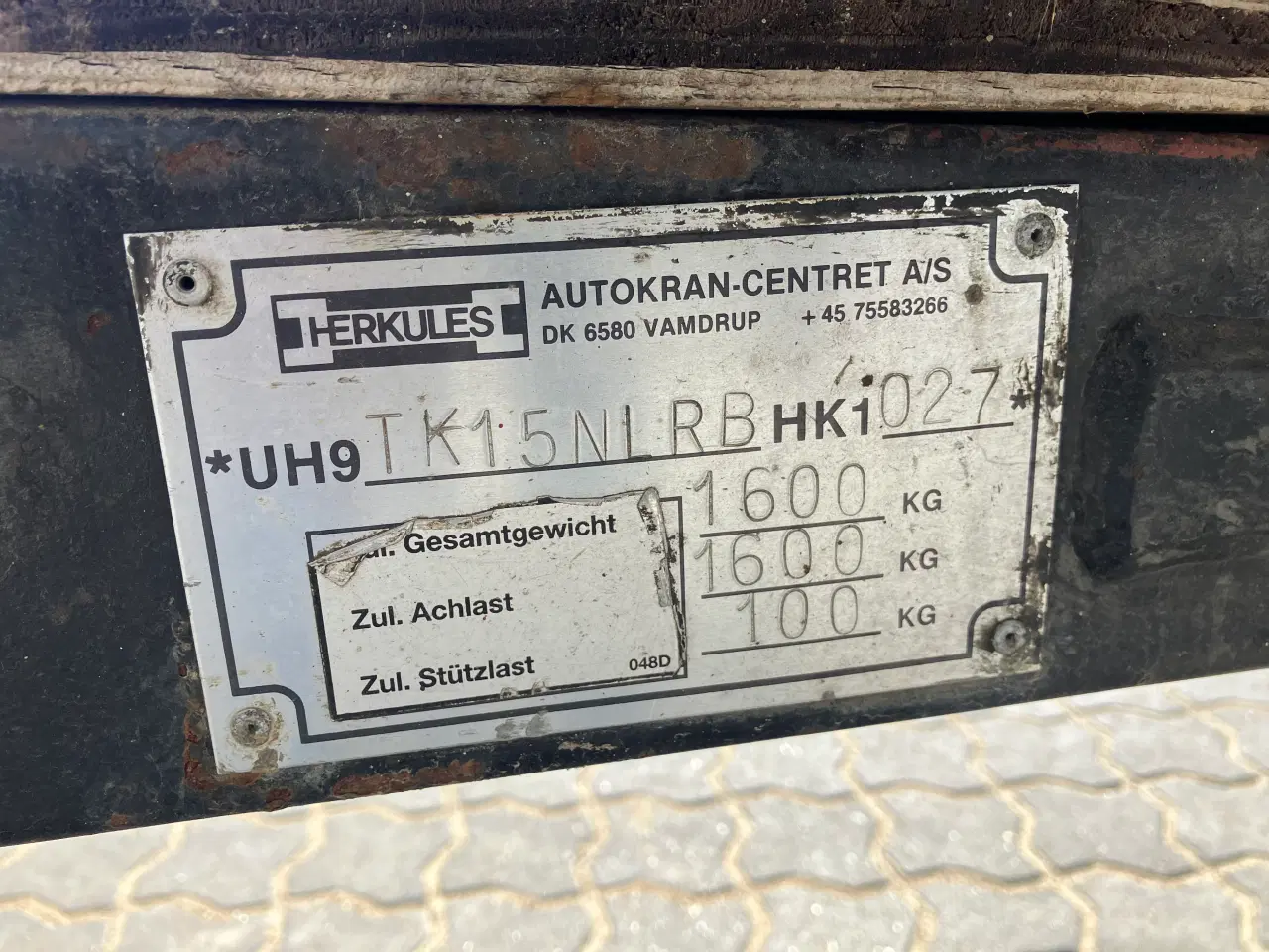 Billede 8 - Herkules TK15 Trailerlift