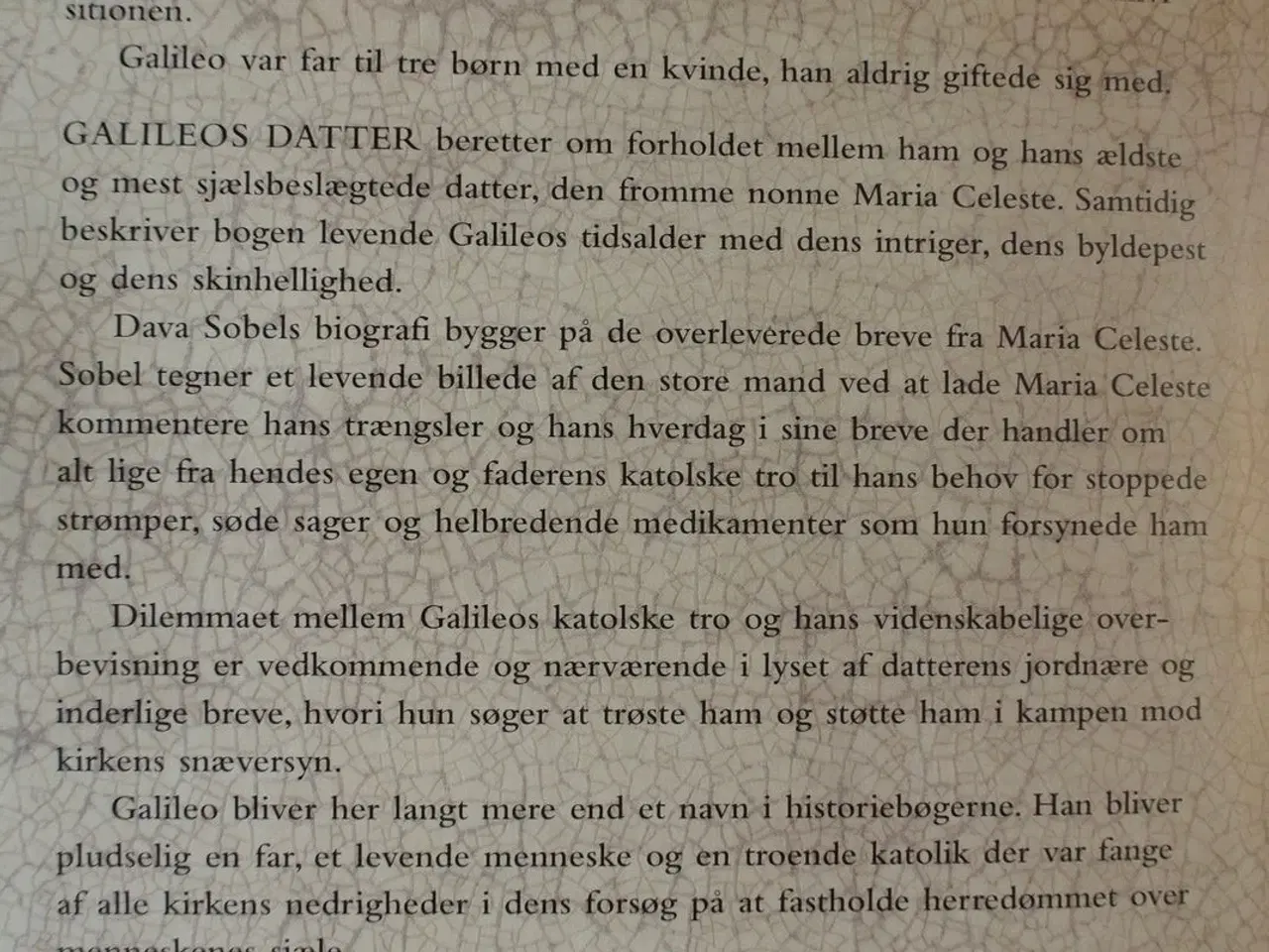 Billede 4 - galileos datter, af dava sobel, emne: historie og 