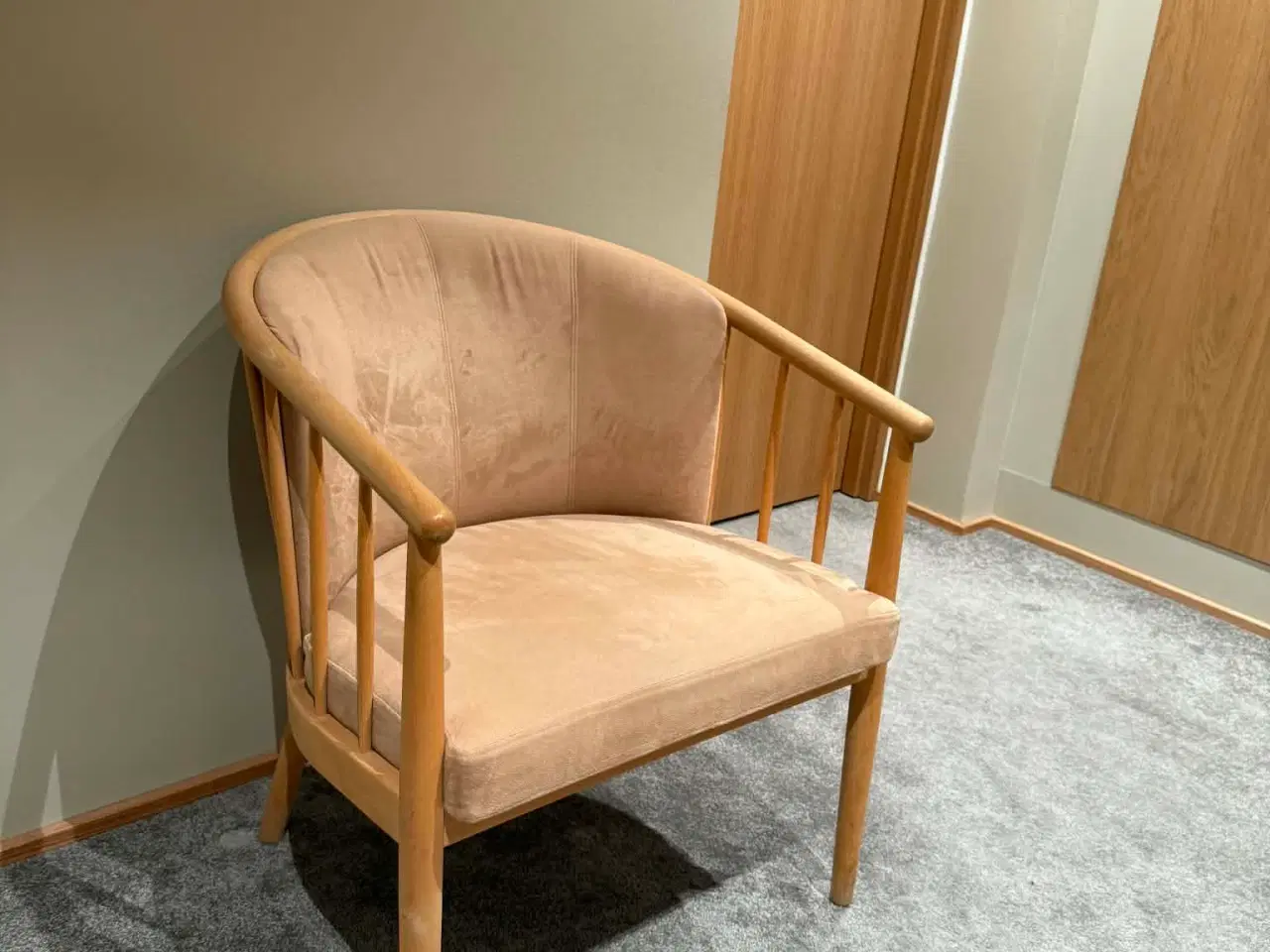 Billede 1 - Loungestol i massiv bøgetræ