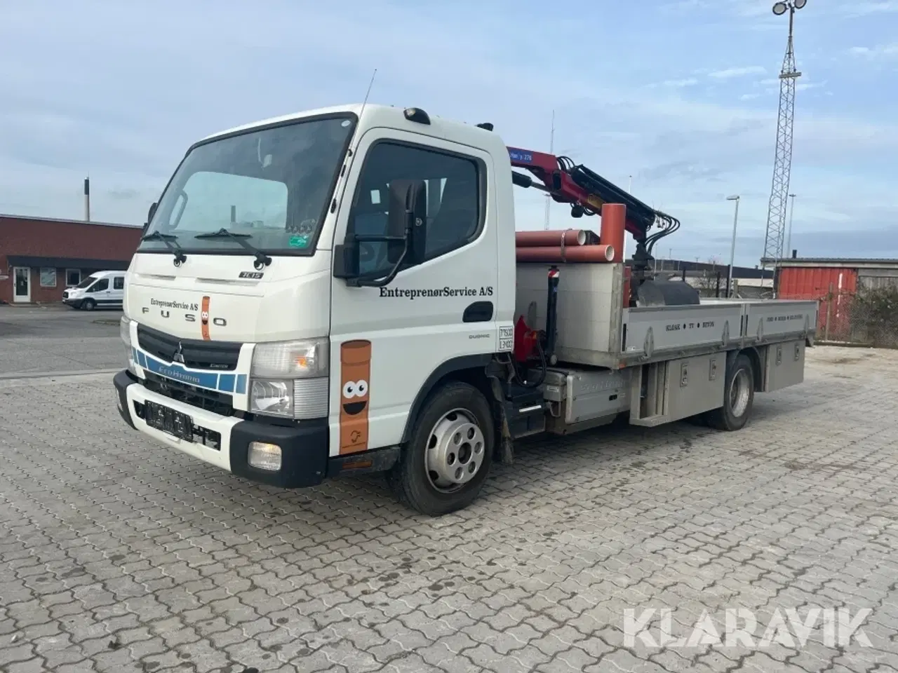 Billede 1 - Lastbil Fuso Canter 7C15 Eco Hybrid med kran
