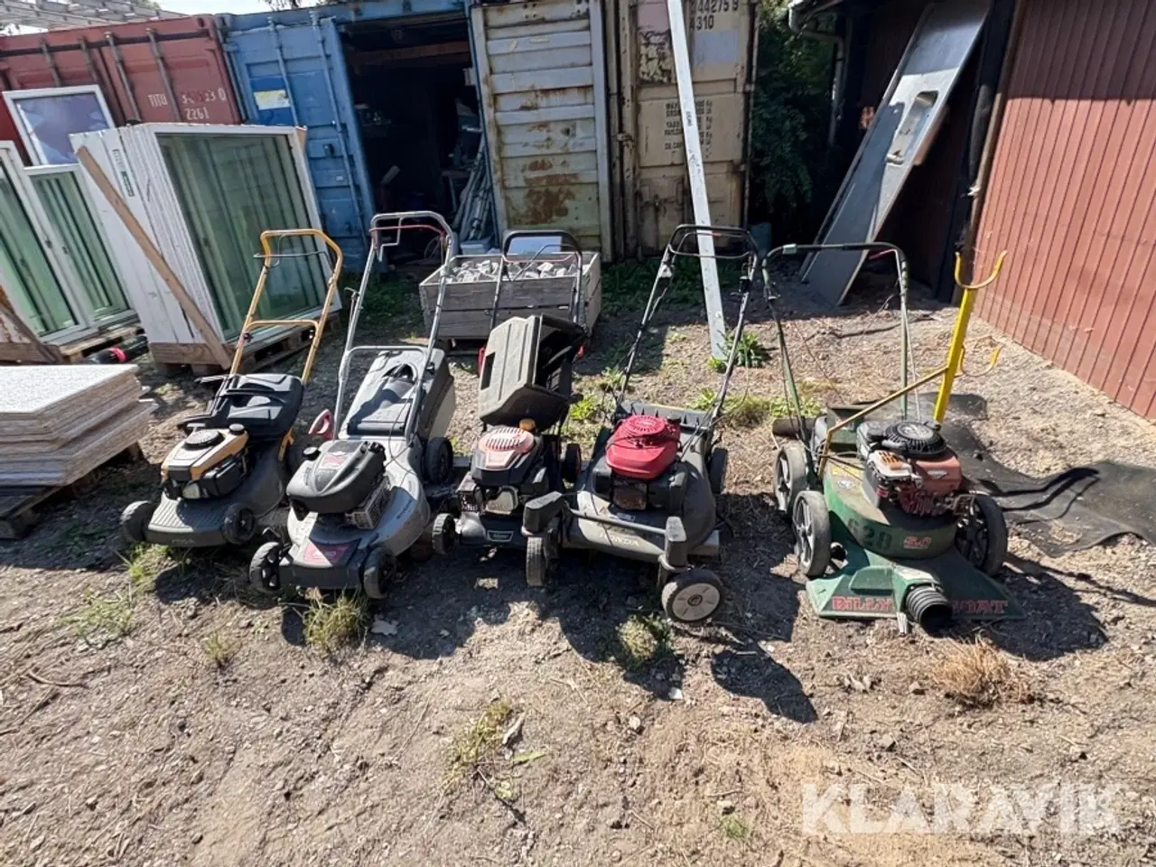 Billede 2 - Plæneklippere og løvsuger Billy goat - Honda - Stiga - alko - Adams 5 styks