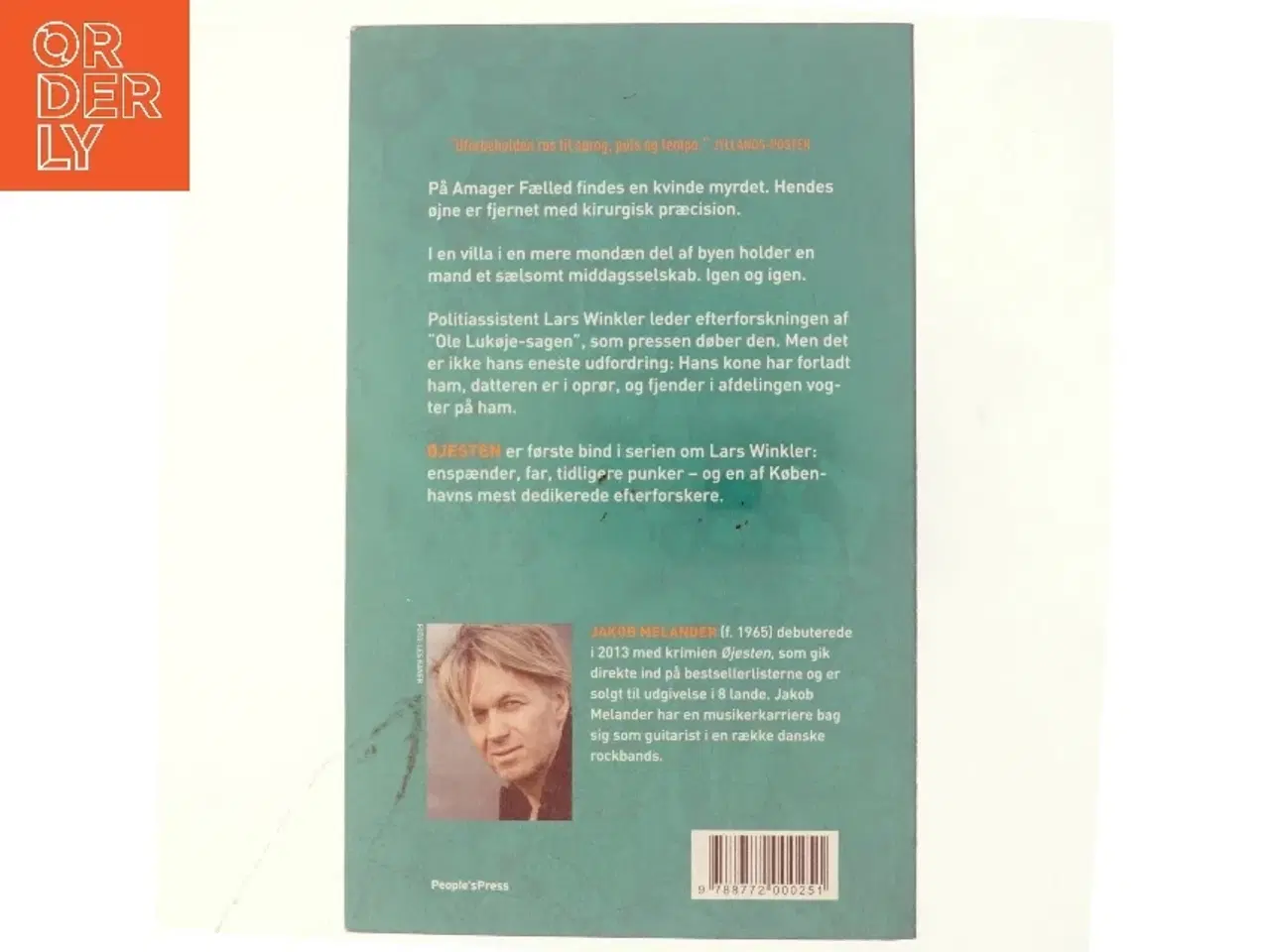 Billede 3 - Øjesten : kriminalroman af Jakob Melander (Bog)