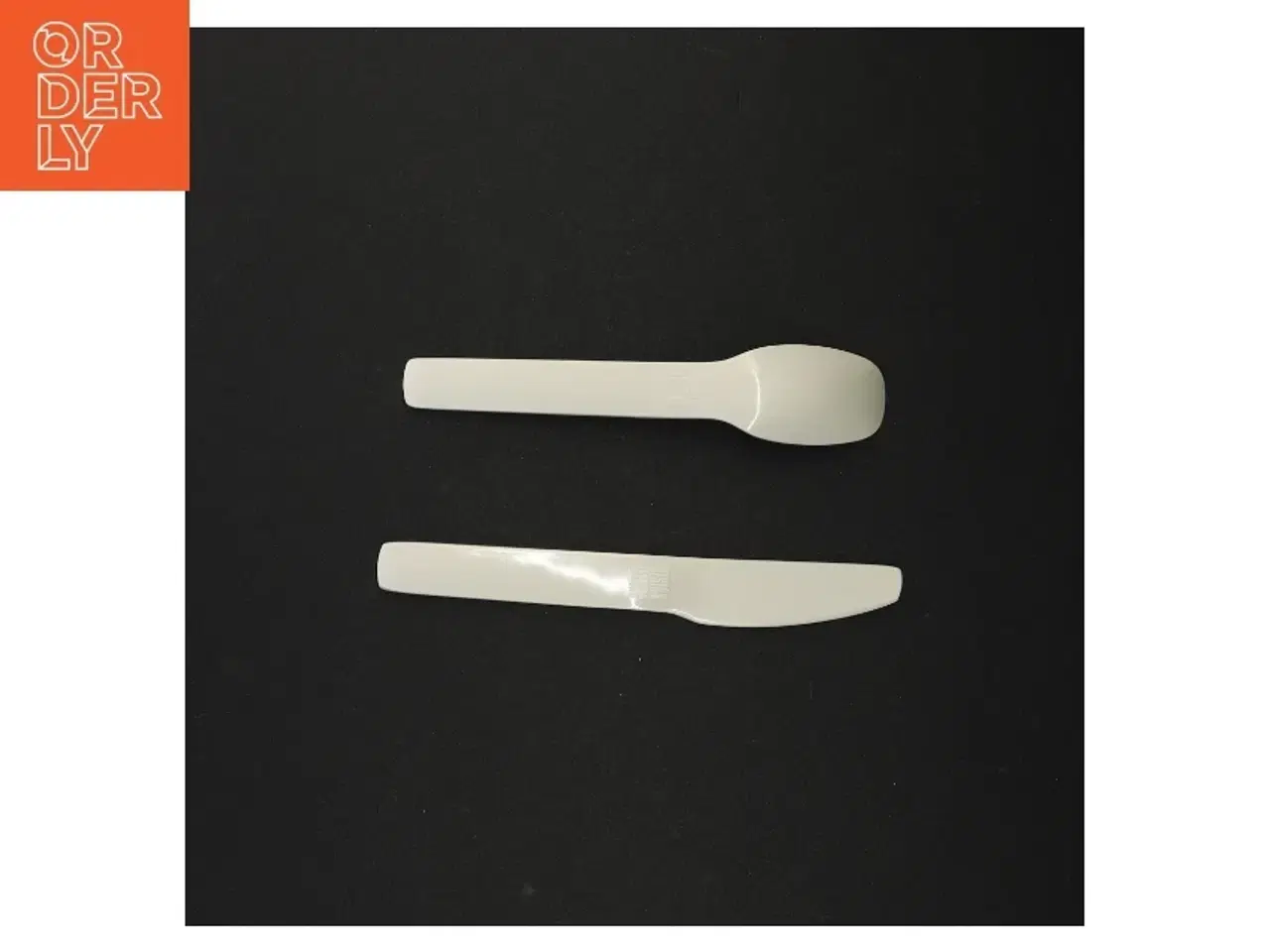 Billede 4 - Bogstav bestik fra Design Letters (str. 16 x 3 cm og 17 x 2 cm)
