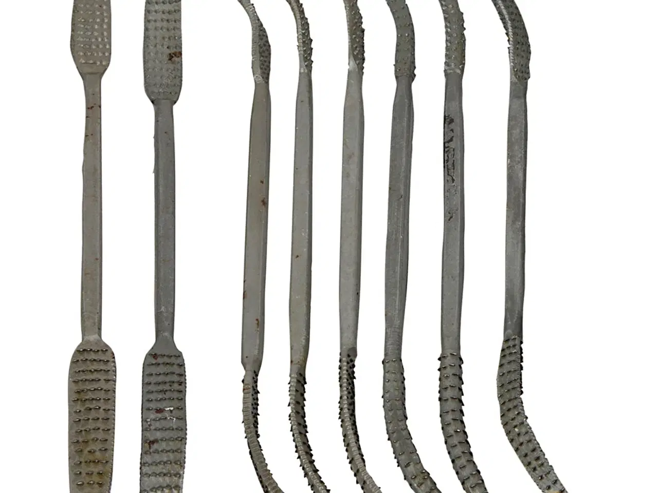 Billede 1 - Italienske raspe sæt - 8 værktøjer til skulpturarbejde