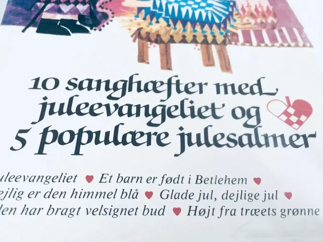 Billede 4 - Jule sanghæfter + evangeliet til juleaften 