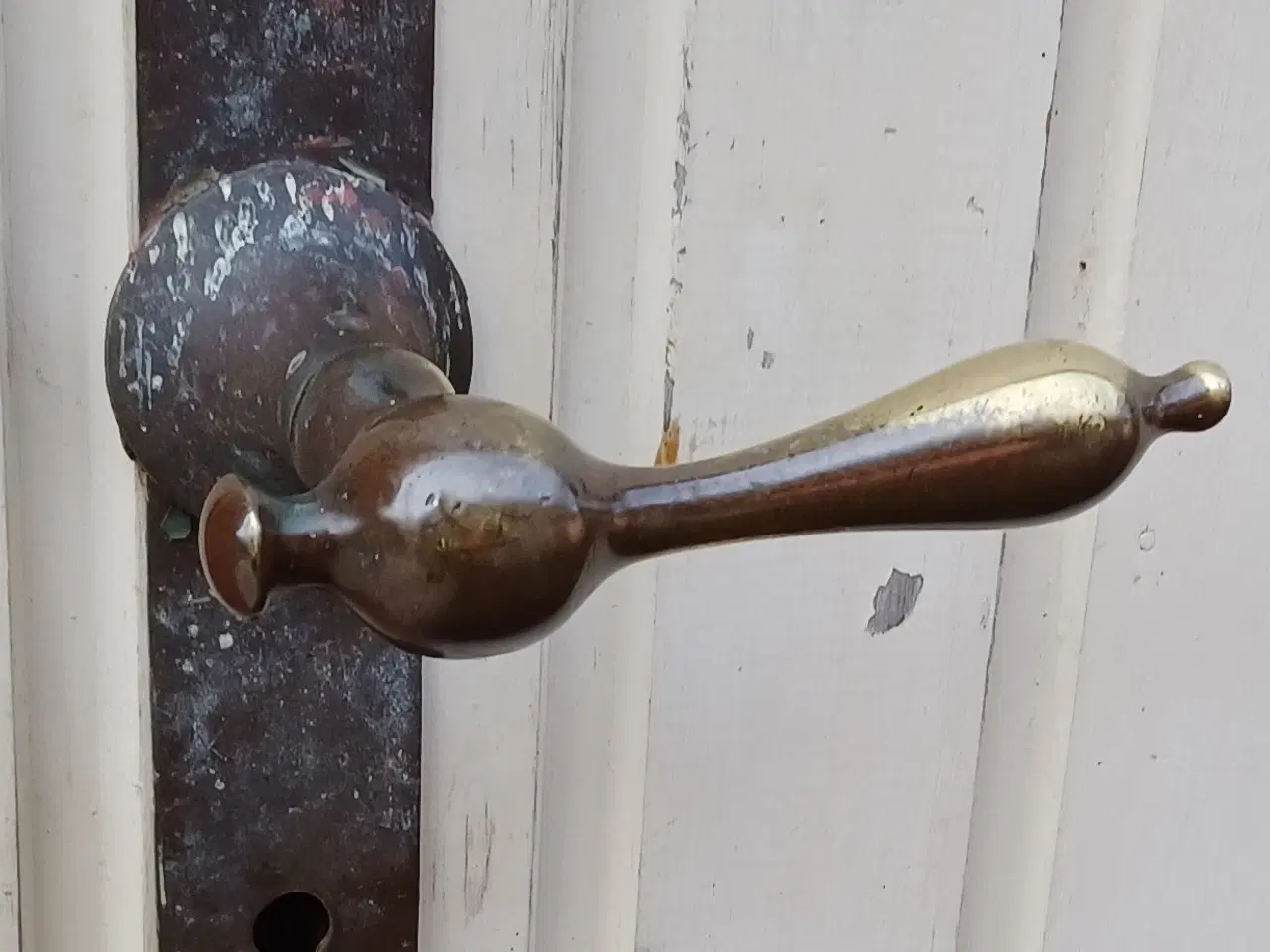 Billede 1 - Antikke dørgreb, tosidet.