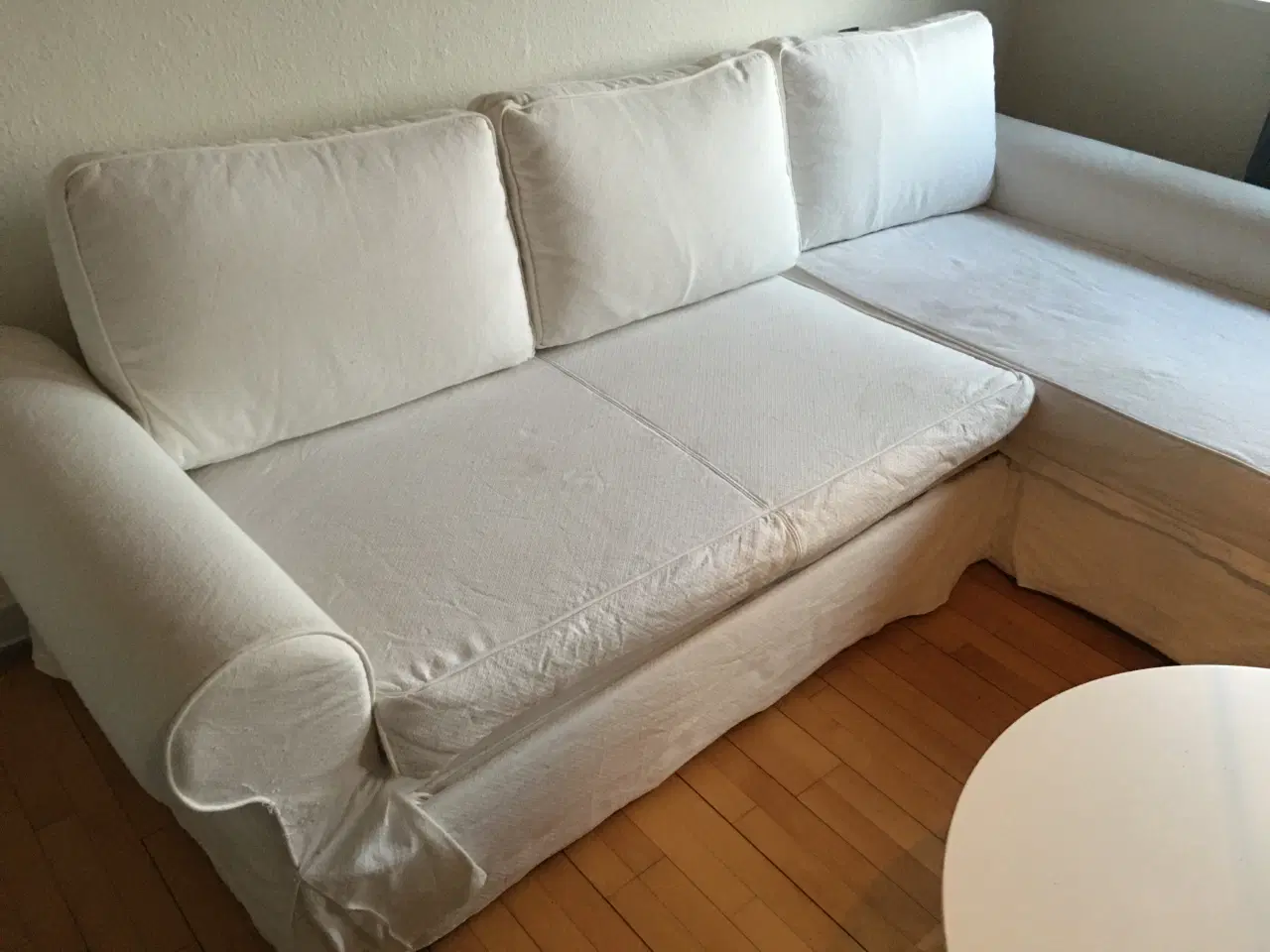 Billede 1 - Ikea sovesofa råhvid 