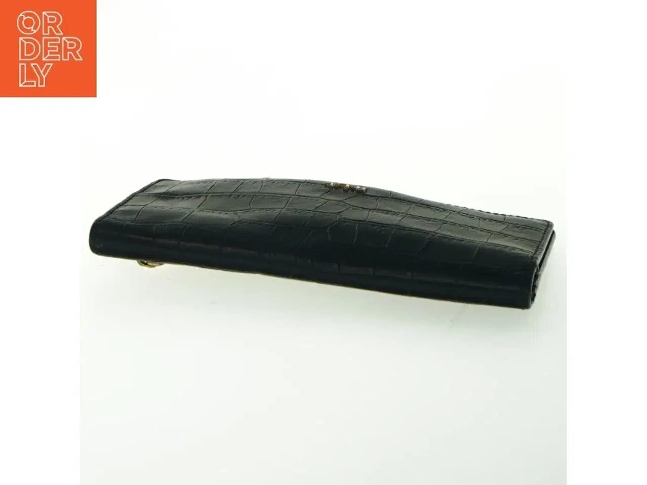 Billede 6 - Sort krokodillemønstret pung fra Lauren Ralph Lauren (str. 17,5 x. 9,5 cm)