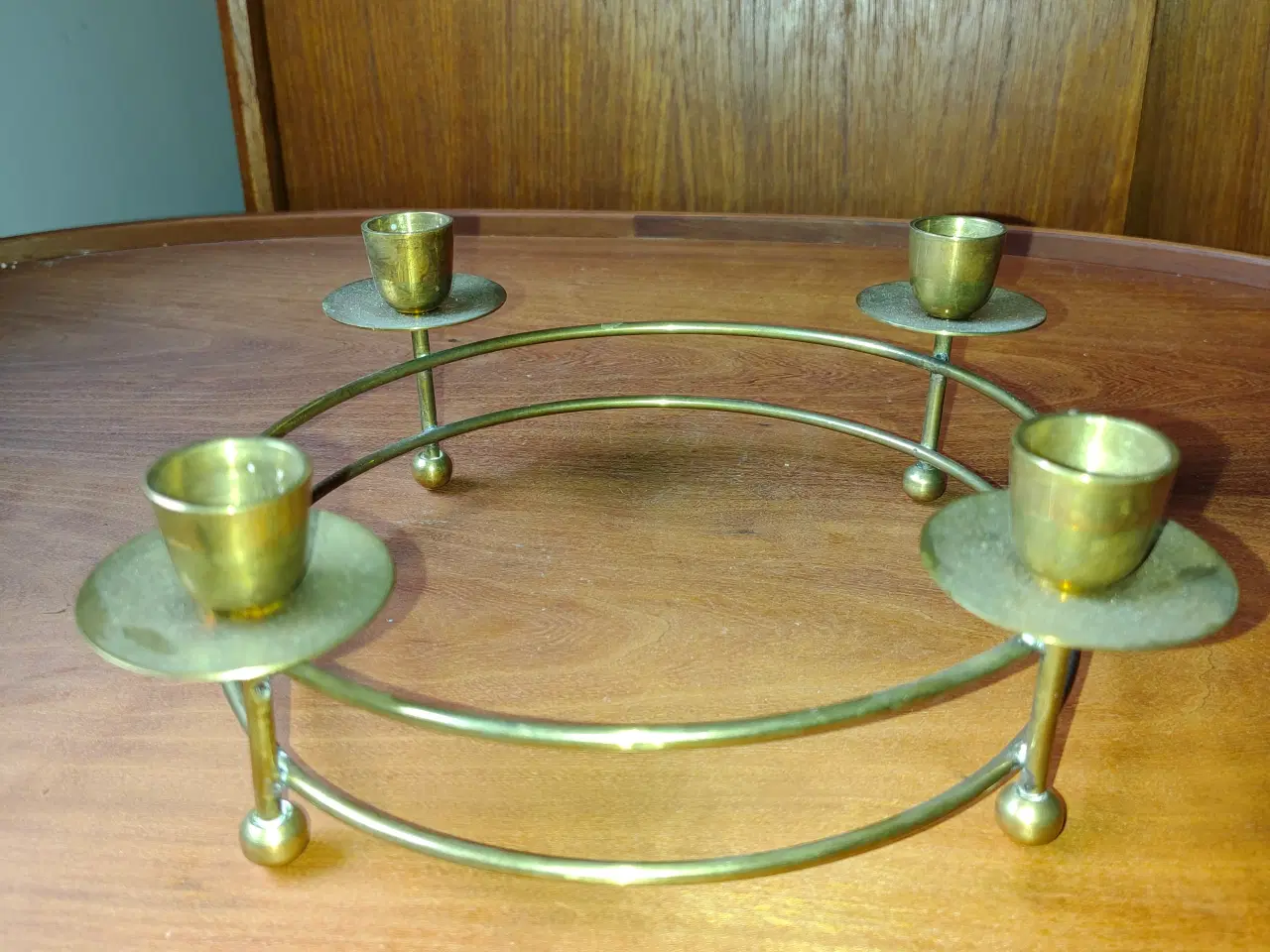Billede 4 - Fin messing adventsstage