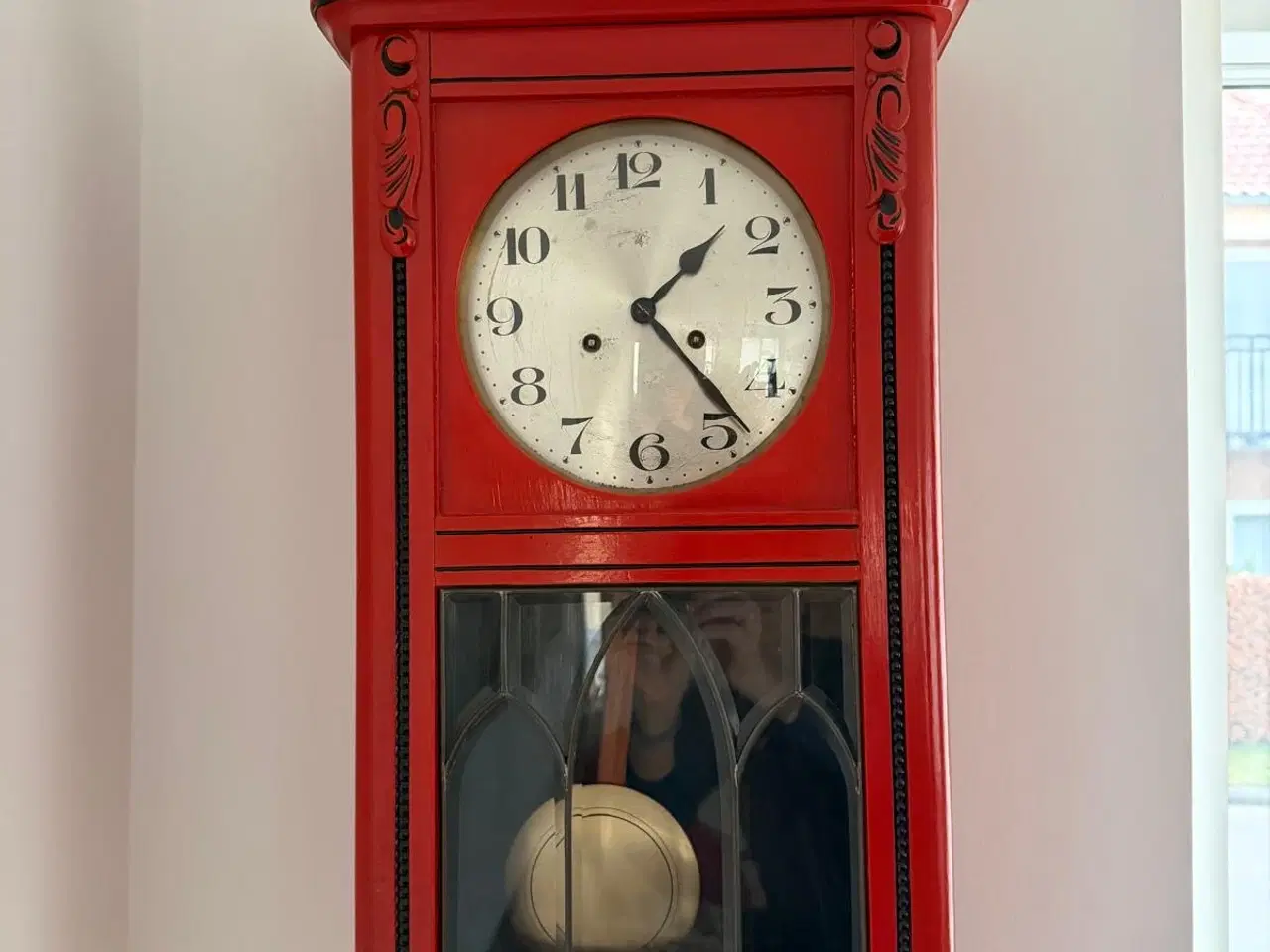 Billede 1 - Antikt dekorativt væg ur