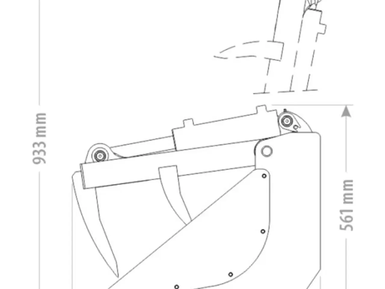 Billede 2 - FK Machinery Skovl med Overfald micro Avant