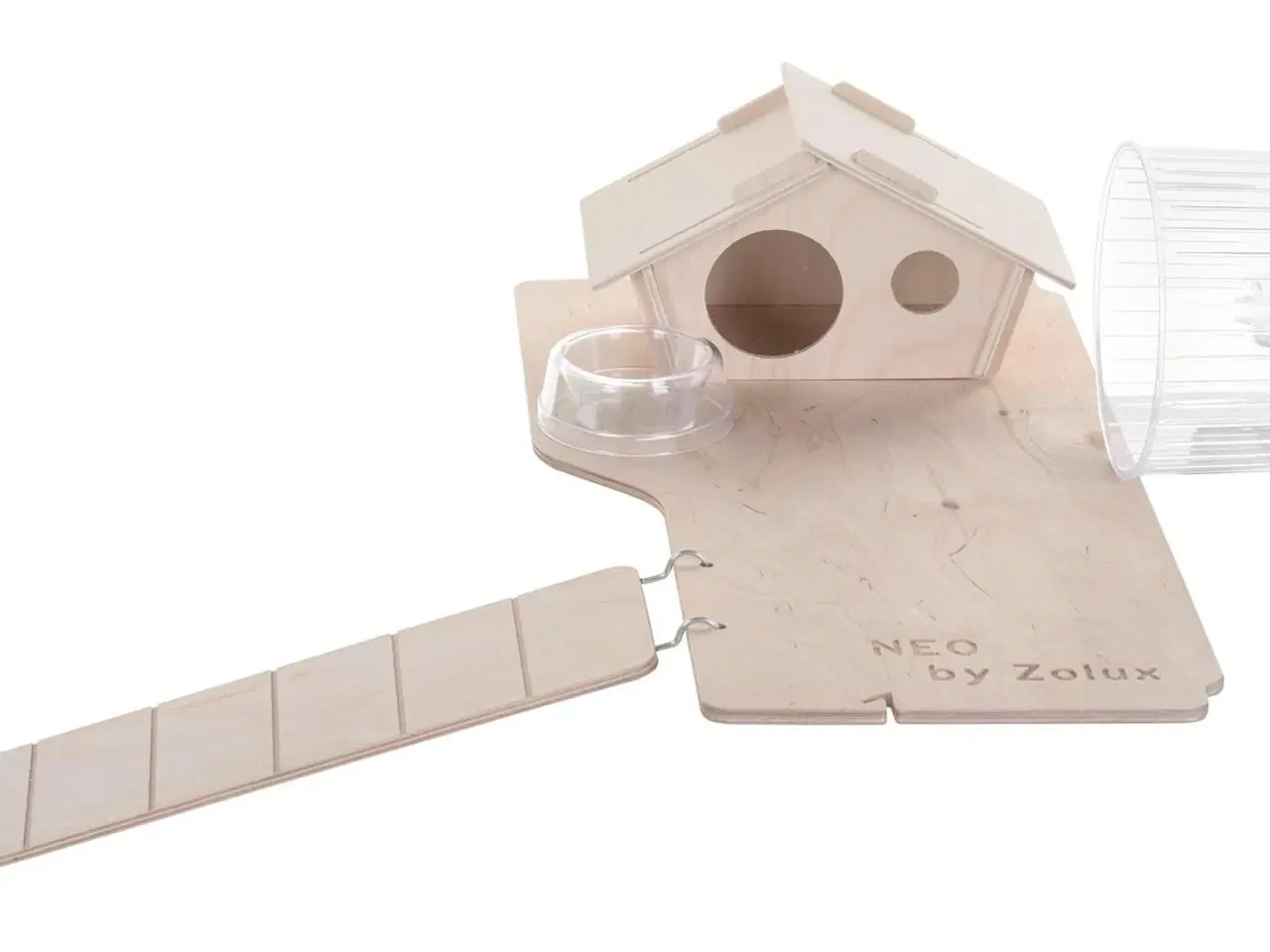 Billede 5 - Gnaverbur med ben ZOLUX Neo Nigha H36, sort – 1 stk.