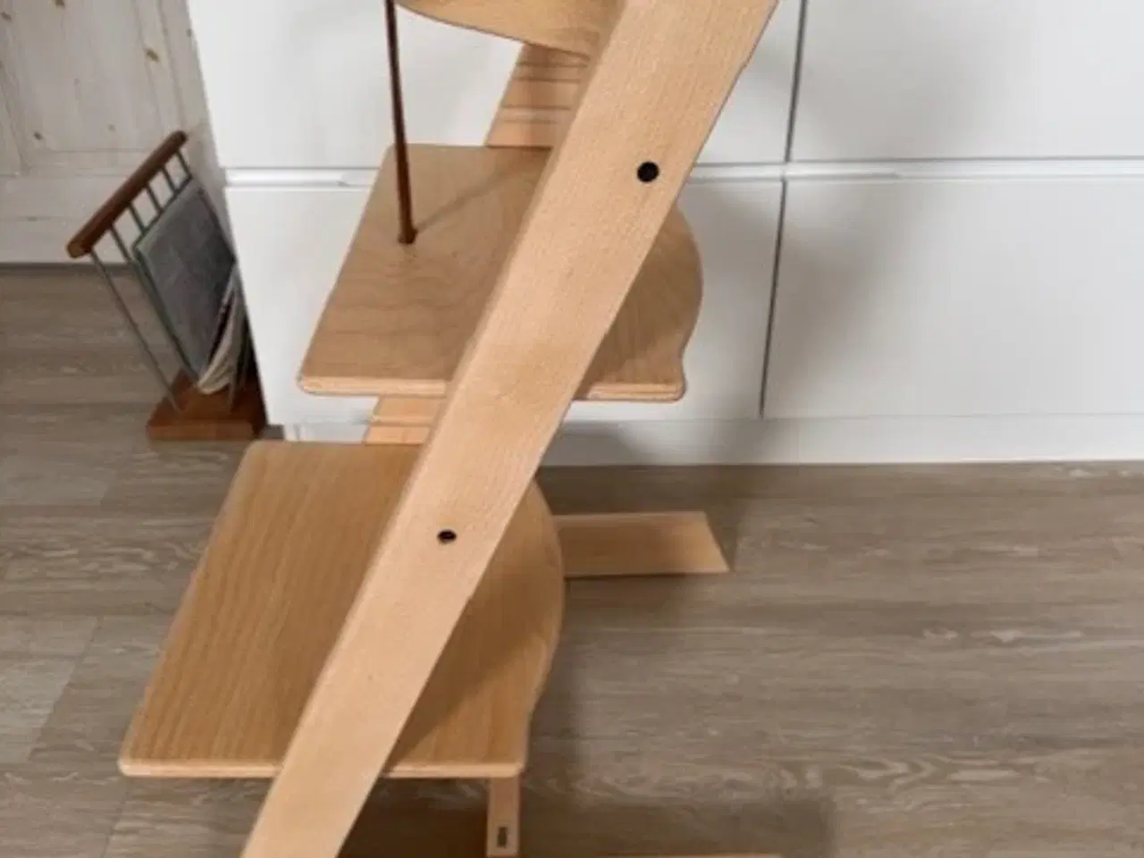 Billede 4 - Trip Trap Højstol i Massiv Bøg Lys Natur.