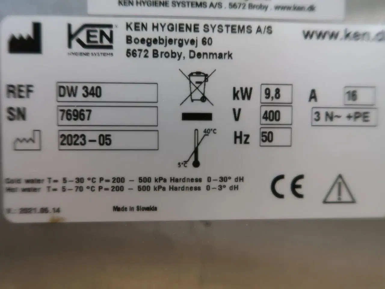 Billede 2 - Opvaskemaskine KEN DW 340 (IKKE KOMPLET)
