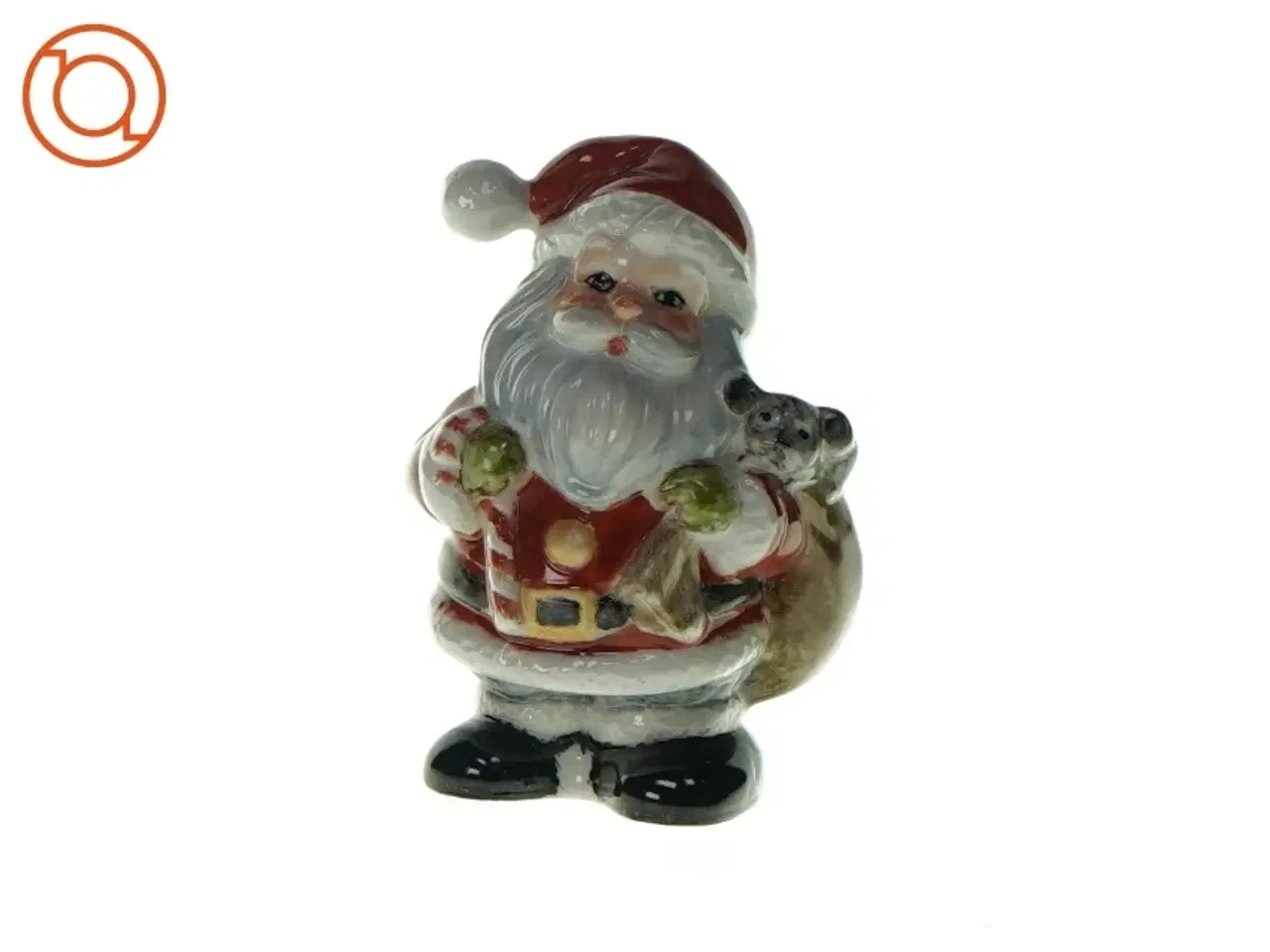 Billede 1 - Julemandsfigur (str. HB: 13x6,5 cm)