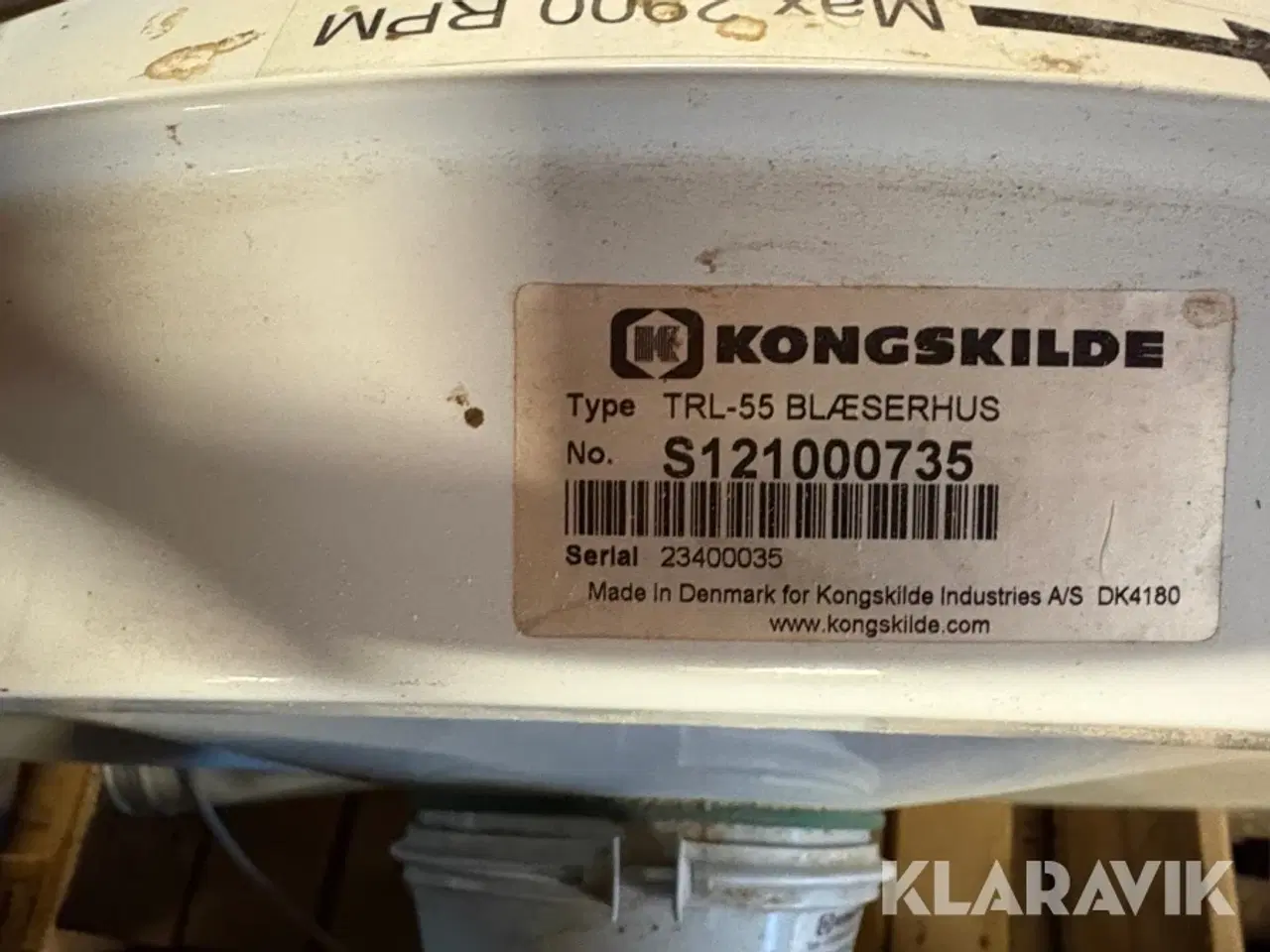 Billede 4 - Kornblæser Kongskilde TRL-55