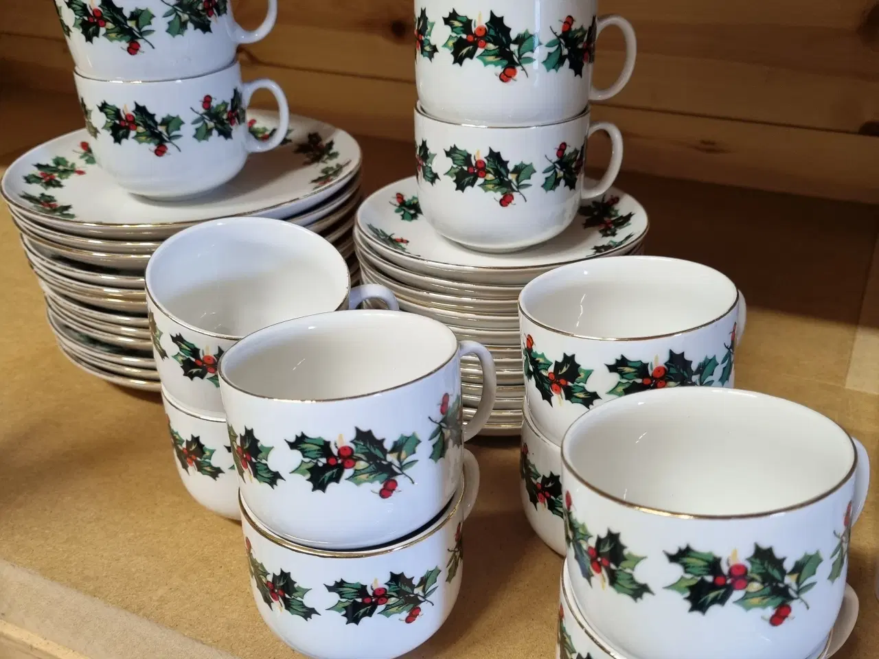 Billede 1 - Julestel - kaffestel - 12 pers.