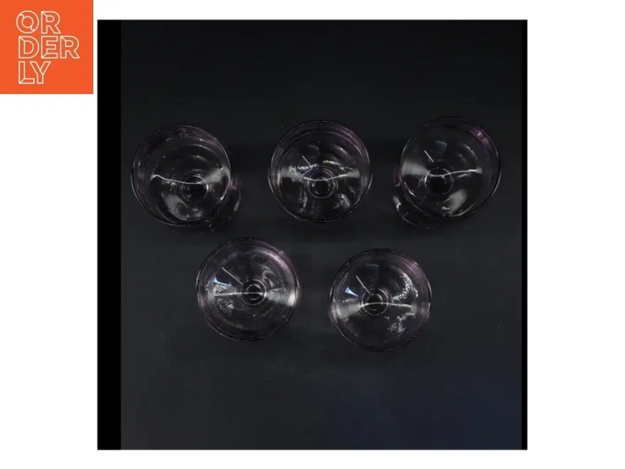 Billede 3 - Lilla drikkeglas (str. 5 styk. ø. 9 cm. længde. 14,5 cm)