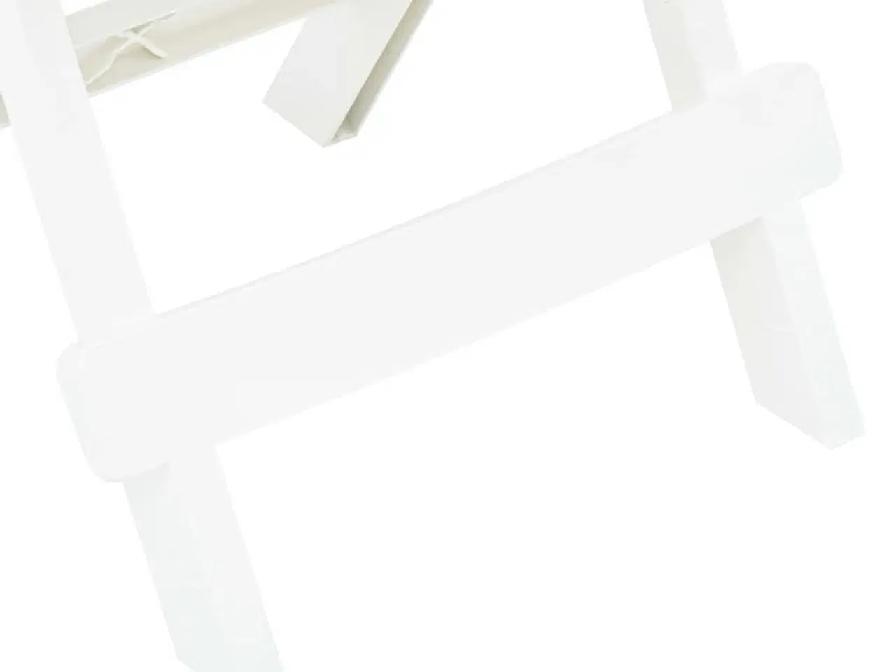 Billede 5 - Foldbart havebord 45x43x50 cm plastik hvid