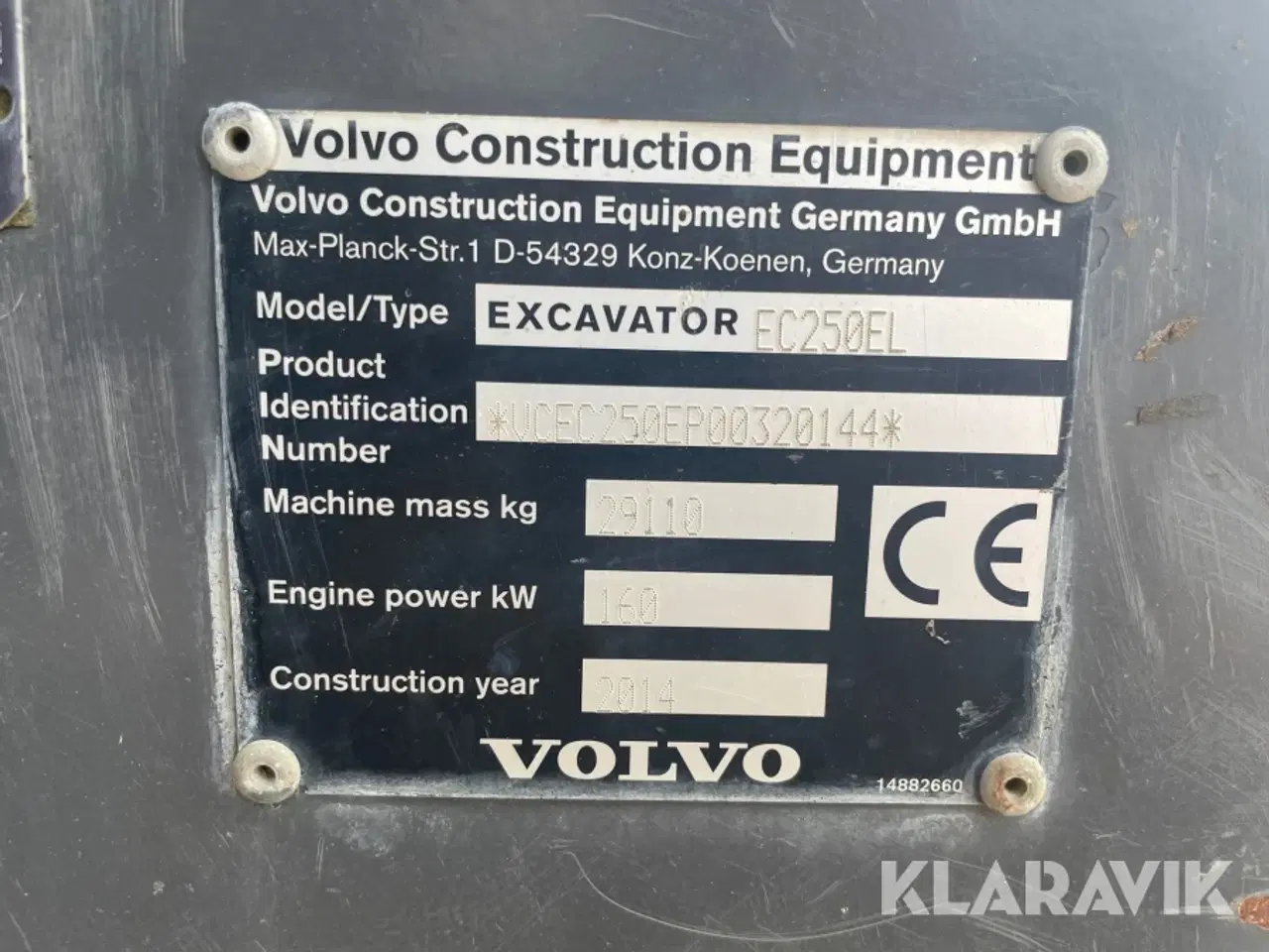 Billede 9 - Gravemaskine Volvo EC250EL