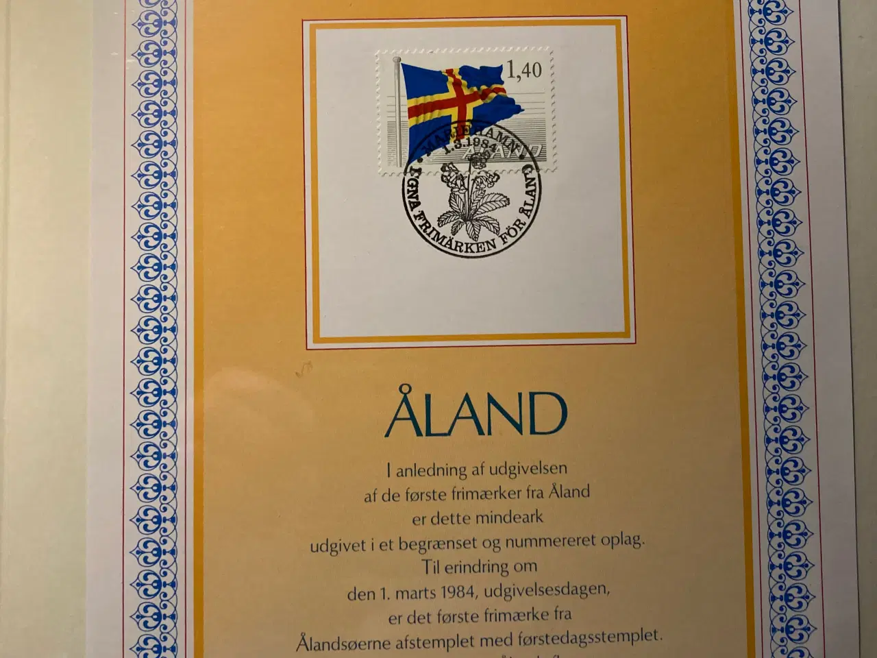 Billede 1 - Åland, stemplet, alle udgivelser  1984-2024+ jul