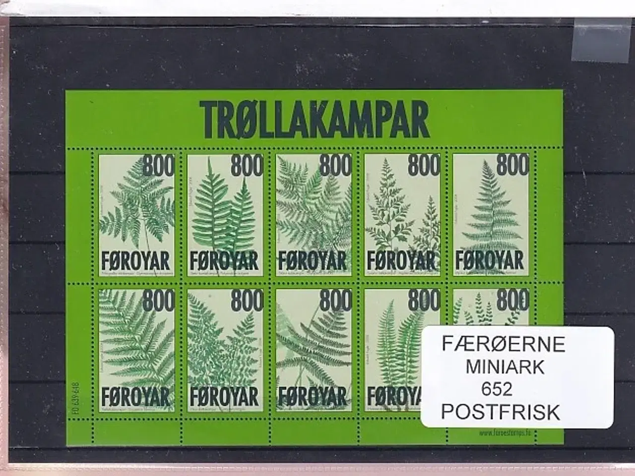 Billede 1 - Færøerne - 1 Miniark 652 - Postfrisk