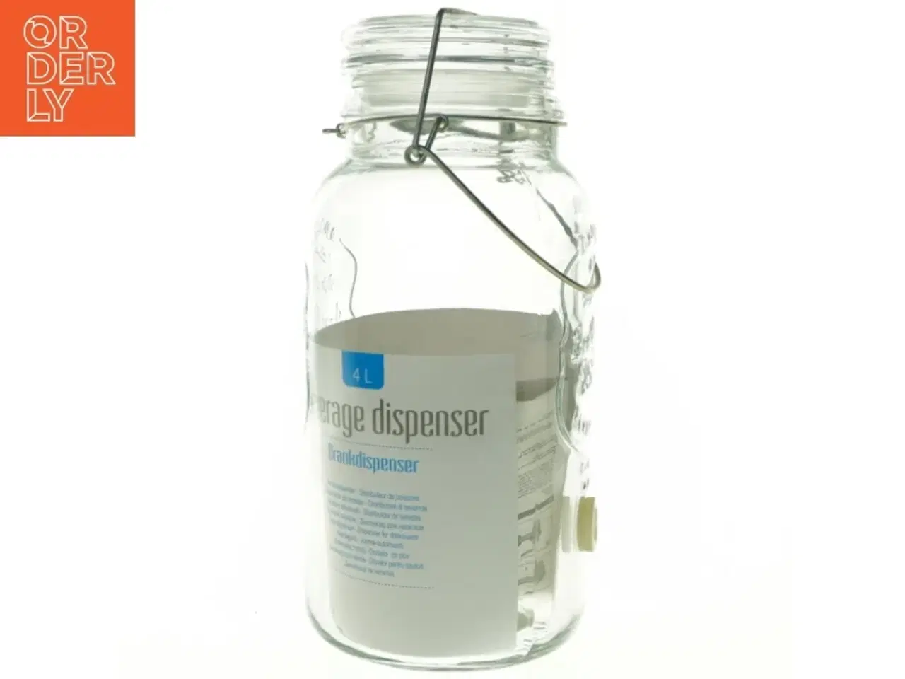 Billede 4 - Drikdispenser i glas (str. L 31 cm)