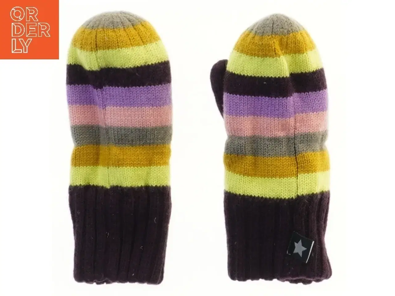 Billede 1 - Strikvotter med striber fra Molo (str. 104)