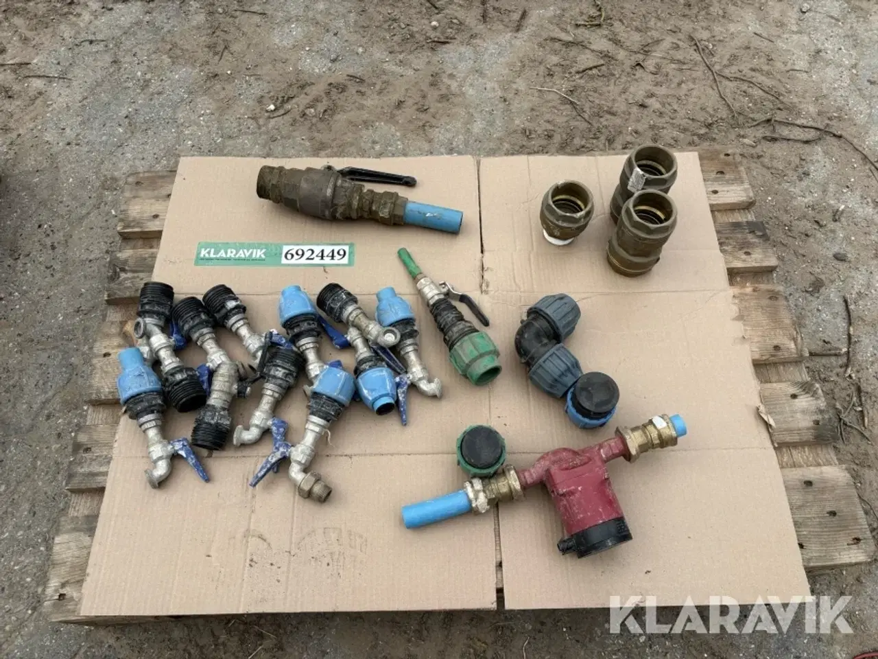 Billede 1 - Parti vand-/PE fittings og ventiler