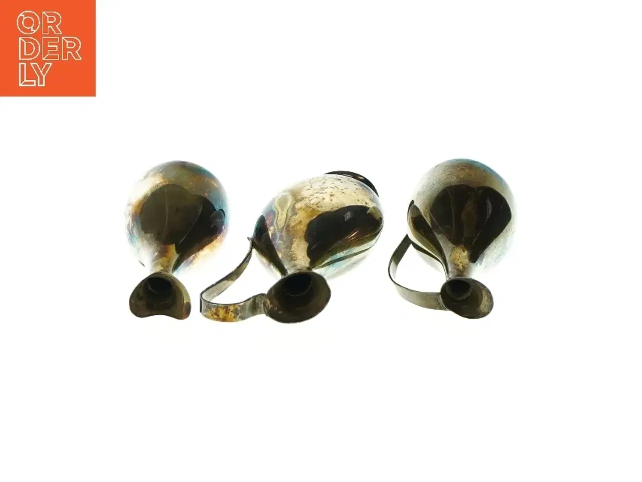 Billede 3 - Kander (3 stk) (str. H: 18,5 og 15 og 15 cm)