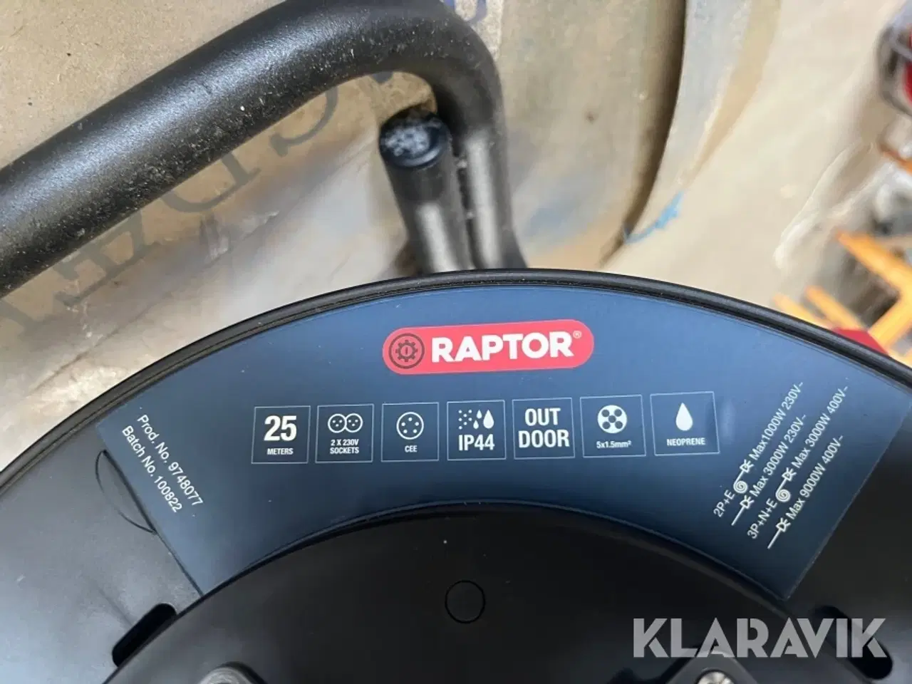 Billede 9 - LOT: byggetavle og krafttromle Raptor