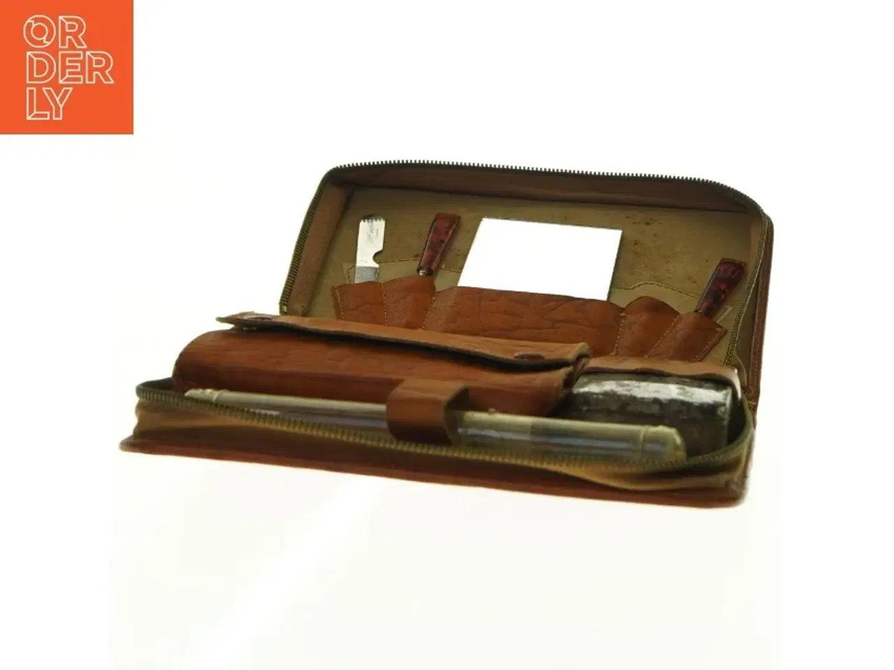 Billede 2 - Vintage barbersæt (str. 21 x 15 cm)