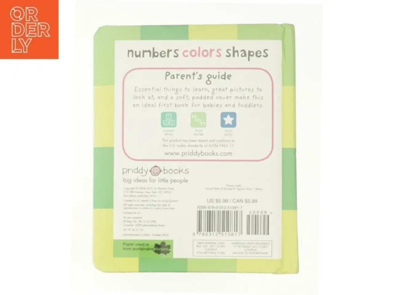 Billede 3 - Numbers Colors Shapes af Priddy Books (Bog)