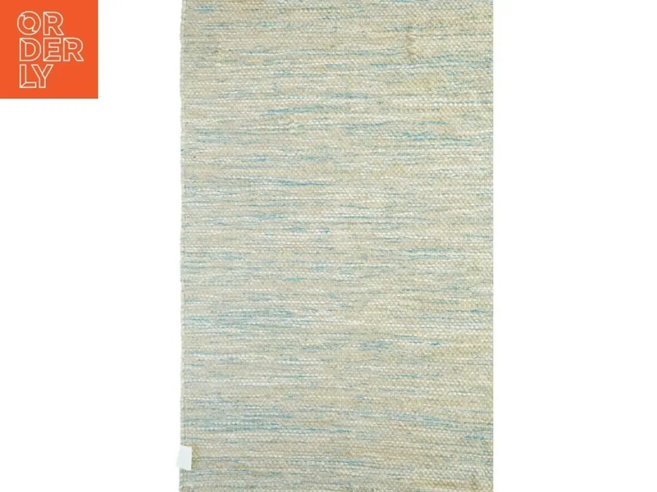 Billede 3 - Vævet tæppe med frynser fra Mørke Gaard (str. 60 x. 100 cm)