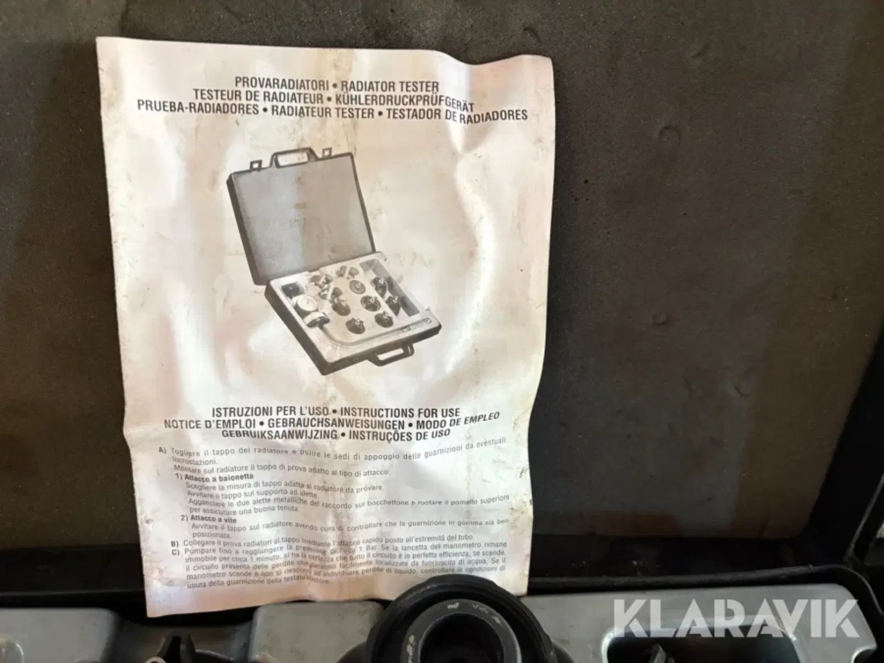 Billede 10 - Køler tætheds tester og kompressions tester Facom 912A