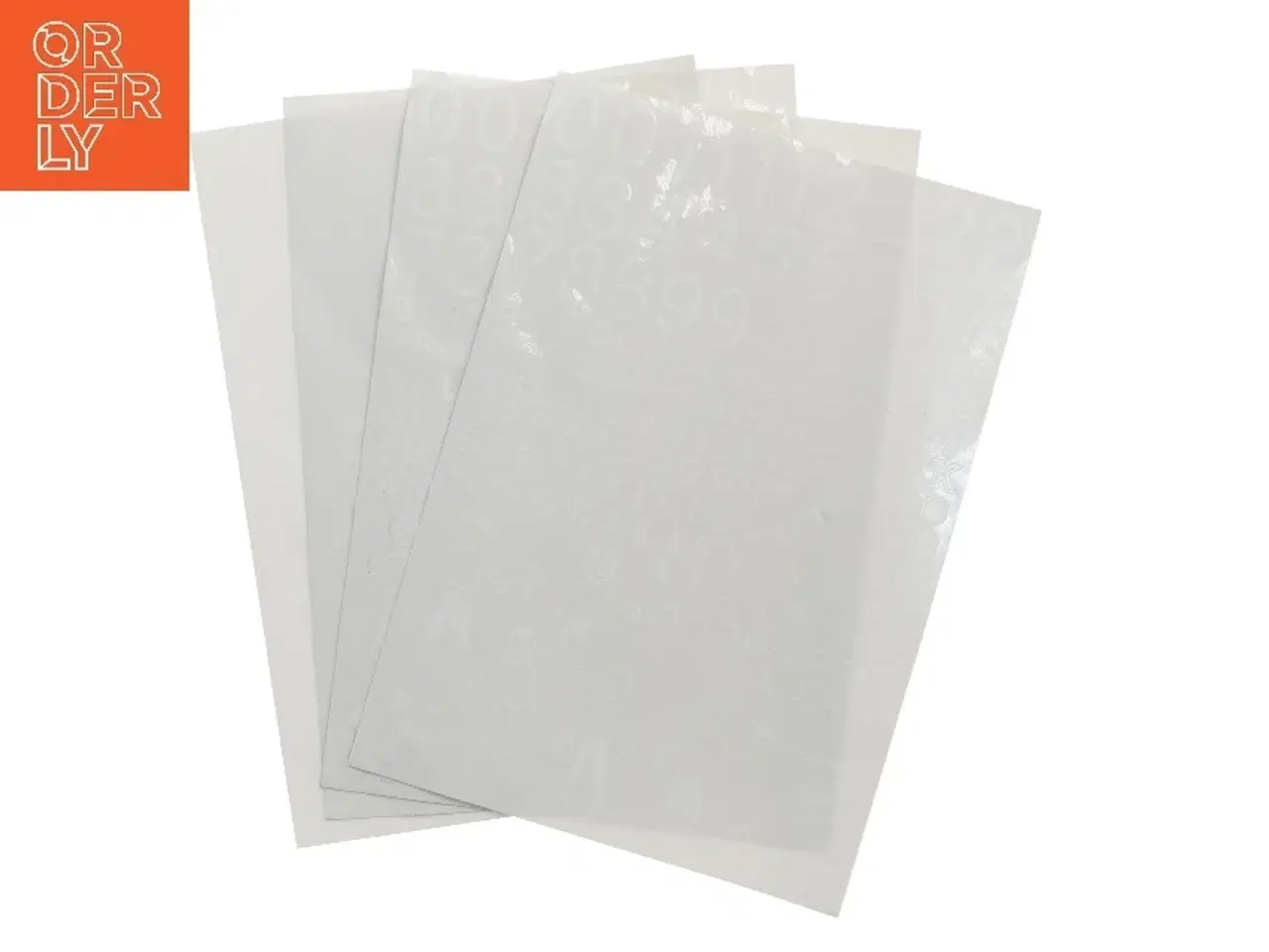 Billede 2 - Bogstav og tal klistermærker til postkasse (str. 21x30 cm)