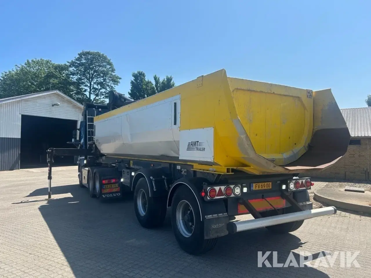 Billede 2 - Tiptrailer AMT trailer 2086 krantrailer