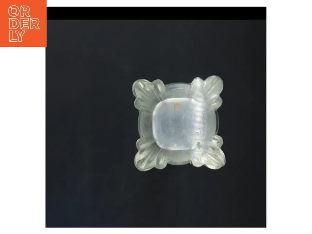 Billede 3 - Antik liljevase Glasvase (str. 32x8 cm)