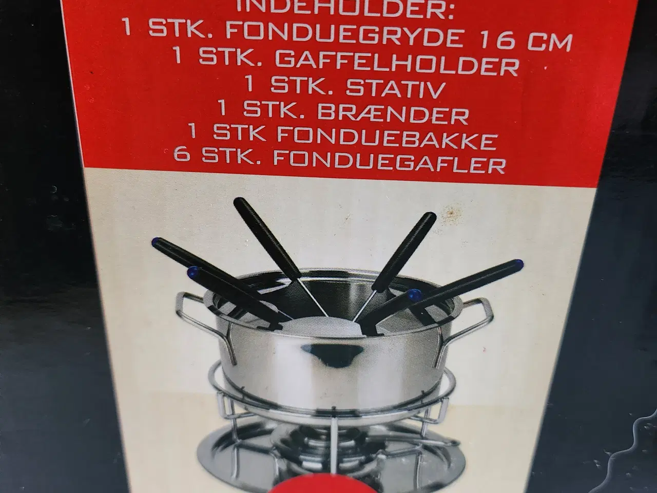 Billede 2 - Fonduesæt i 11.dele  ubrugt, står som nyt 