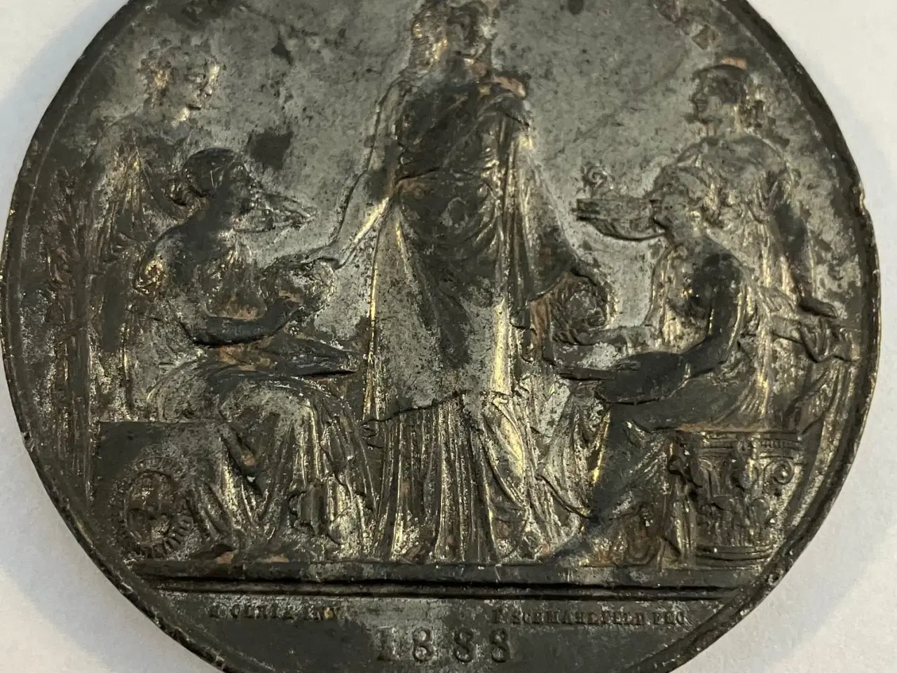 Billede 1 - Medalje - 1888 Kjøbenhavn